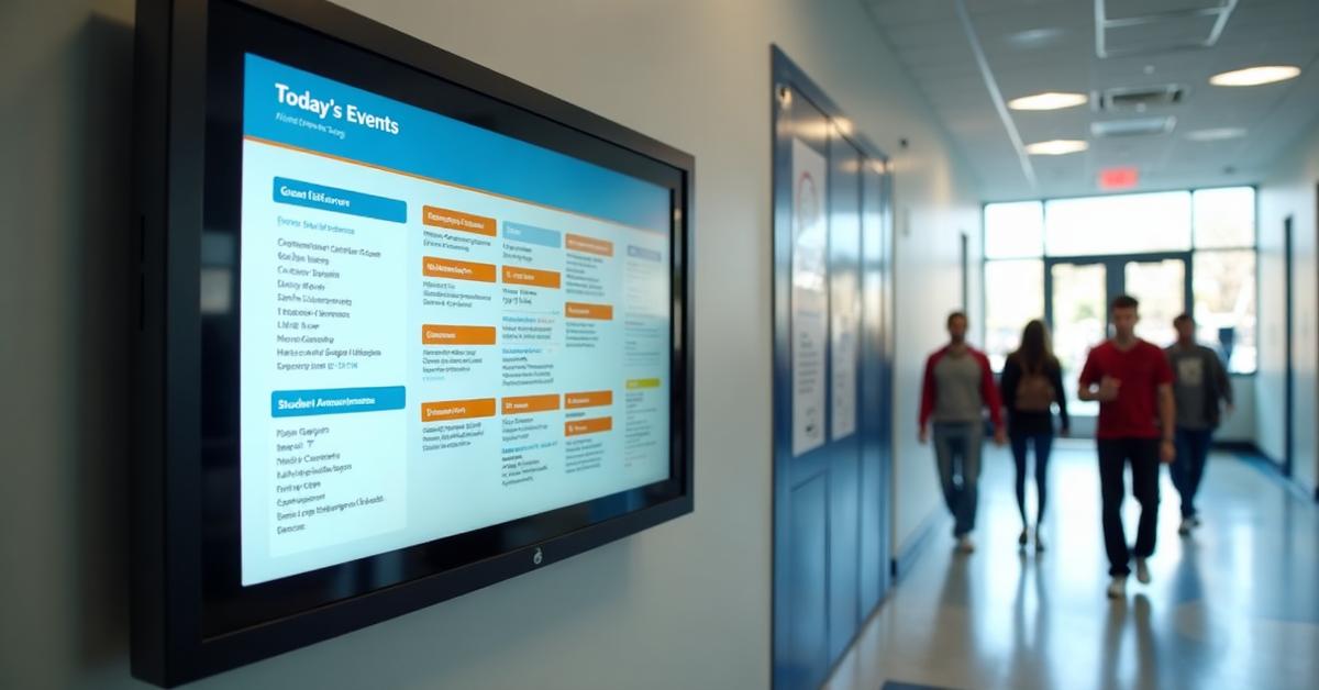 Education digital signage